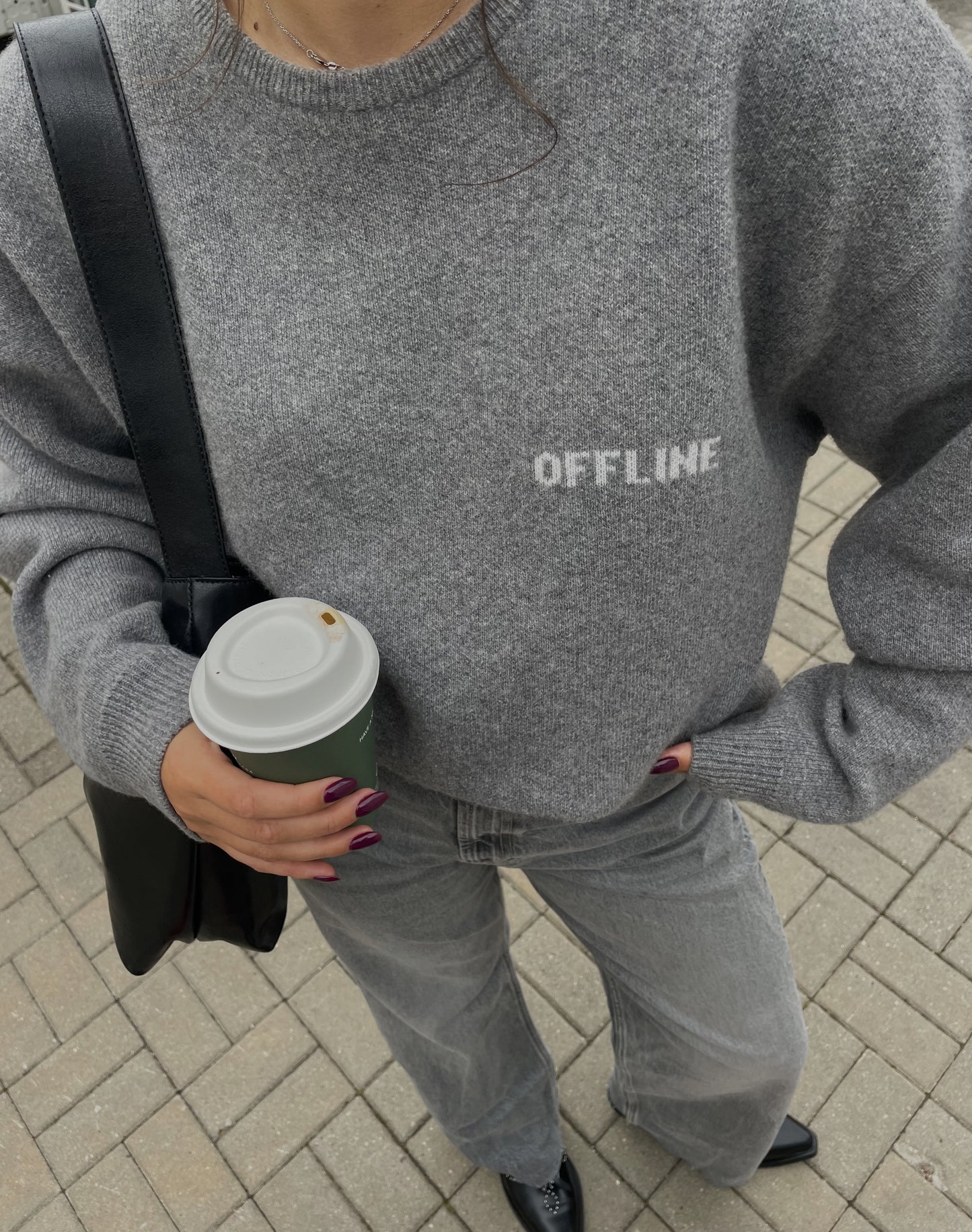 OFFLINE Merino Vilnos Megztinis